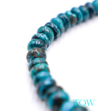 Graduated Rondelle Turquoise - Blue Green - 6-12 mm - 09-05-02