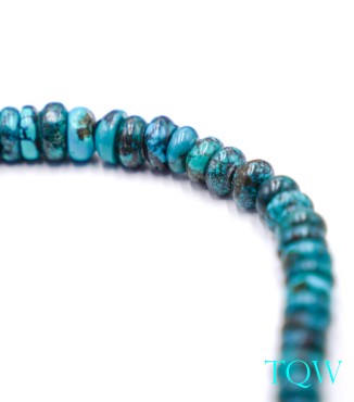 Graduated Rondelle Turquoise - Blue Green - 6-12 mm - 09-05-02