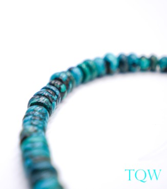 Graduated Rondelle Turquoise - Blue Green - 7-12 mm - 09-05-03