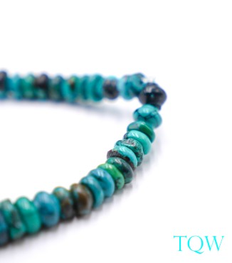 Graduated Rondelle Turquoise - Blue Green - 6-13 mm - 09-05-04
