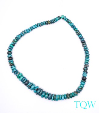 Graduated Rondelle Turquoise - Blue Green - 6-12 mm - 09-05-05