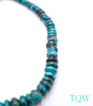 Graduated Rondelle Turquoise - Blue Green - 6-12 mm - 09-05-05