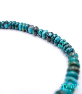 Graduated Rondelle Turquoise - Blue Green - 6-12 mm - 09-05-05