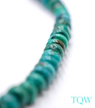 Rondelle Turquoise - Blue Green - 7-8 mm - 09-05-08