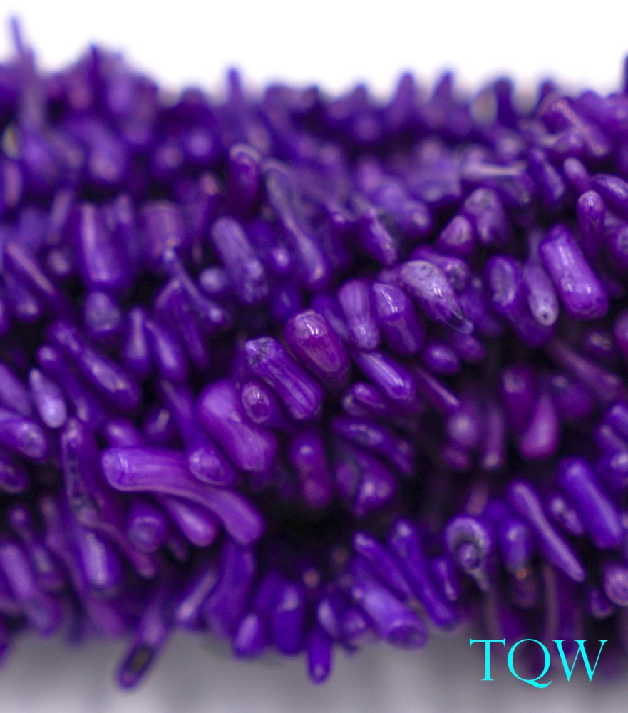 Purple Coral Branch Beads - Petite - 09-06-02