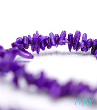 Purple Coral Branch Beads - Petite - 09-06-02