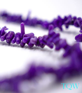 Purple Coral Branch Beads - Petite - 09-06-02