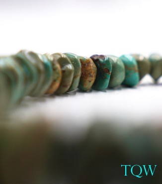 Coin Turquoise Graduated Beads - 9-26 MM - TQ-04