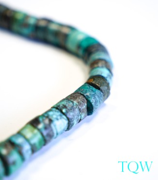 Heishi Turquoise - Green Blue - 12 mm - 02-02-01