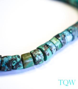 Heishi Turquoise - Green Blue - 12 mm - 02-02-01