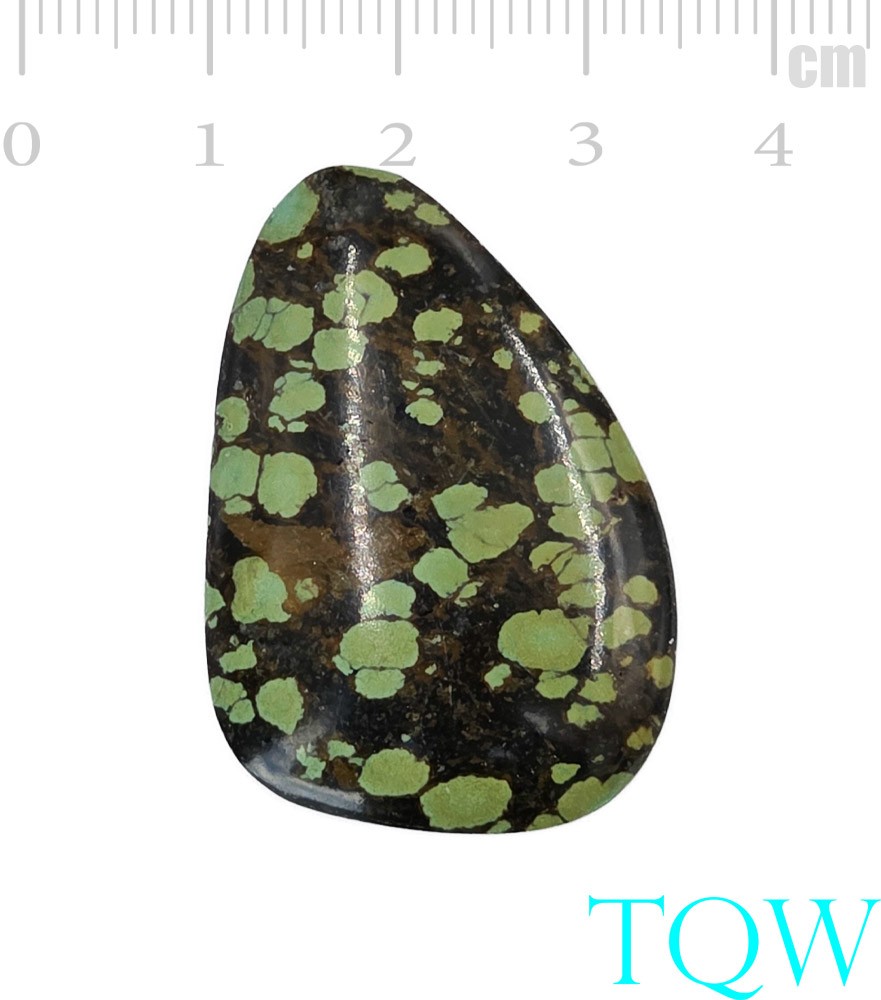 Turquoise Cabochon - Triangle - 37x26 MM - 122324-TR-01