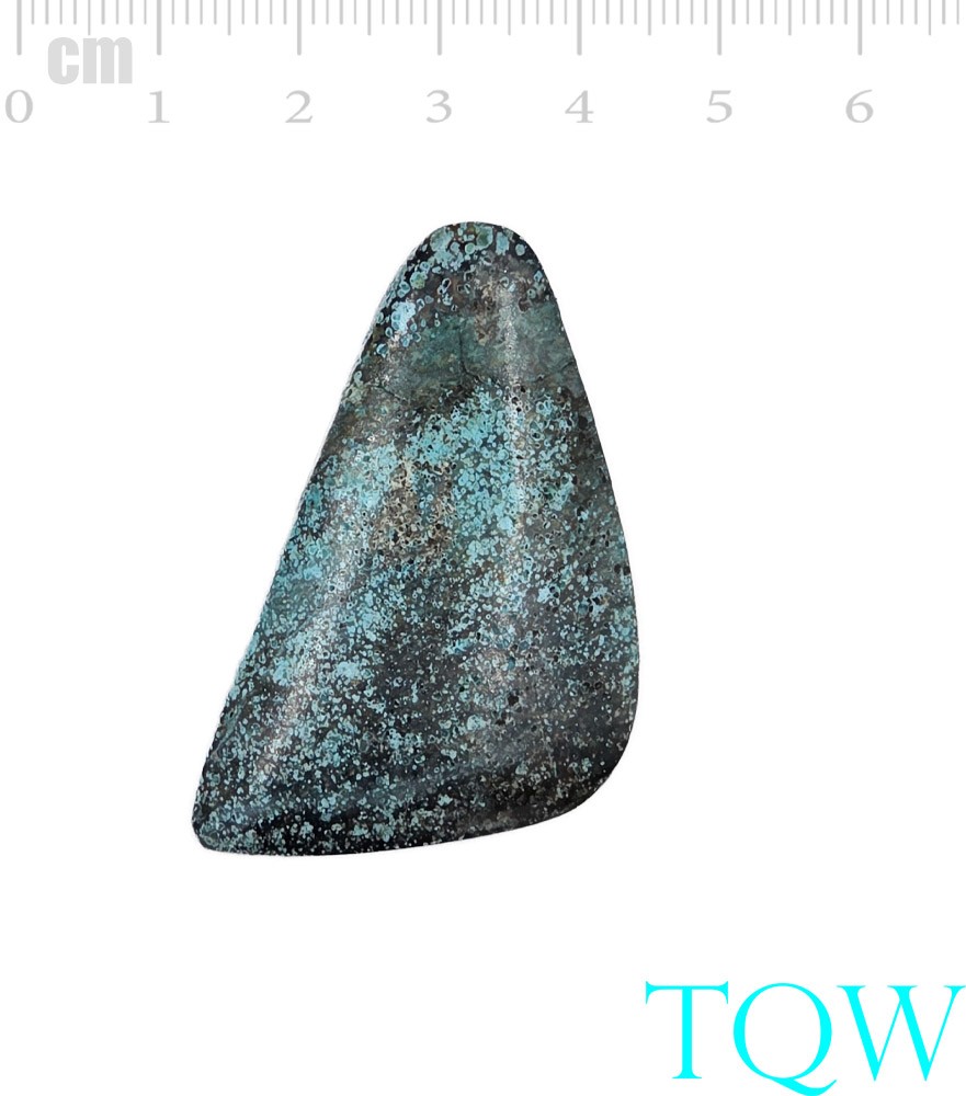 Turquoise Cabochon - Triangle - 42x30 MM - 122324-TR-04