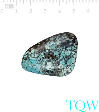 Turquoise Cabochon - Triangle - 39x33 MM - 122324-TR-02
