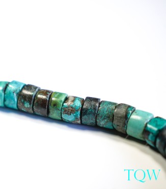 Heishi Turquoise - Green Blue - 12 mm - 02-02-01
