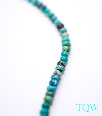 Old Vintage Rondelle Turquoise - 5mm - 05-08-01
