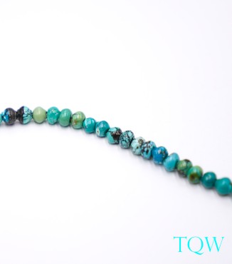 Old Vintage Rondelle Turquoise - 5mm - 05-08-01