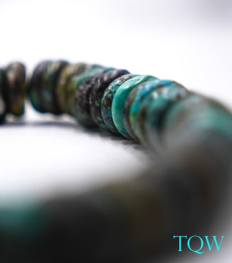 Rondelle Turquoise - Green Blue - 13 mm - 01-04-02