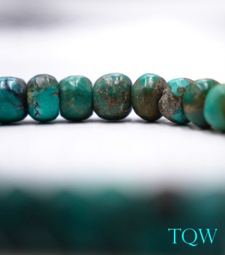 Rondelle Turquoise - Blue Green - 12 mm - 01-04-03