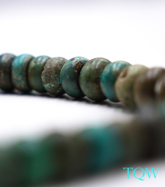 Rondelle Turquoise - Green Blue - 11 mm - 01-04-04