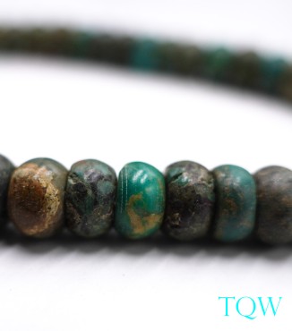 Rondelle Turquoise - Green Blue - 11 mm - 01-04-04