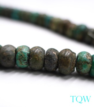 Rondelle Turquoise - Green Blue - 11 mm - 01-04-04