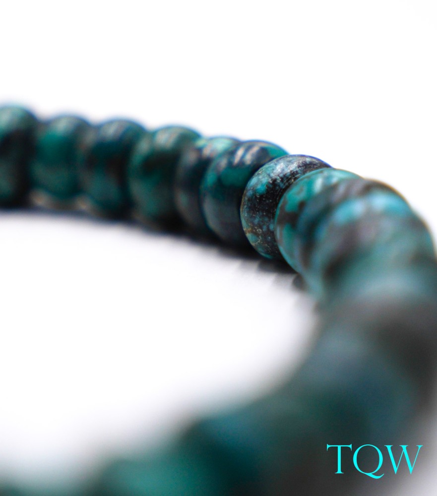 Rondelle Turquoise - Blue Green - 11 mm - 01-04-05