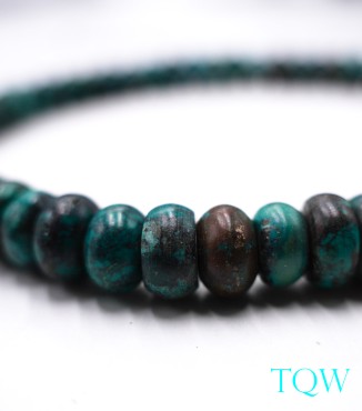 Rondelle Turquoise - Blue Green - 11 mm - 01-04-05
