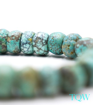 Rondelle Turquoise - Blue Green - 13 mm - 01-04-11