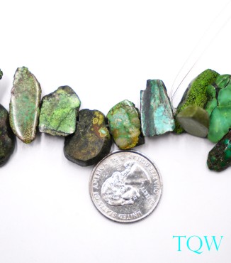 Forest Green Turquoise Slabs - Small - 01-05-06