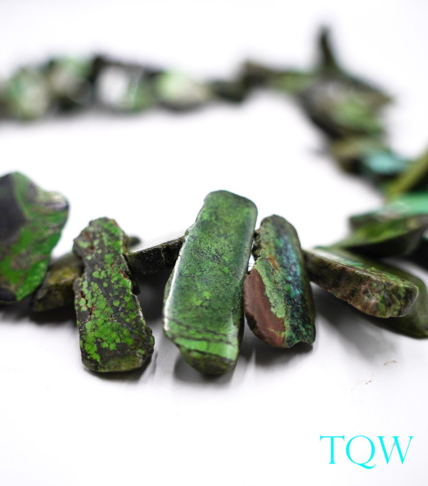 Forest Green Turquoise Slabs - Small - 01-05-06