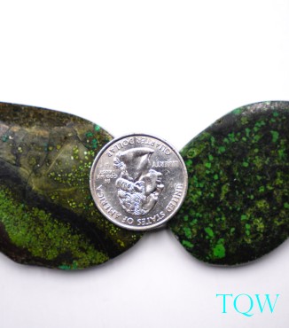Forest Green Turquoise Slabs - 01-05-10