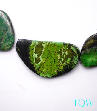 Forest Green Turquoise Slabs - 01-05-10