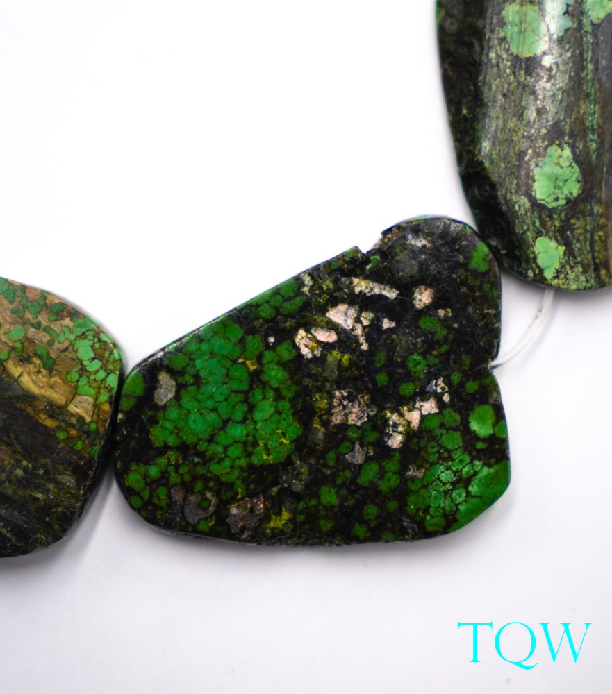 Forest Green Turquoise Slabs - 01-05-10