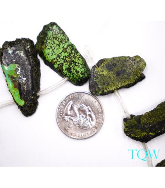 Forest Green Turquoise Slab - 01-05-11