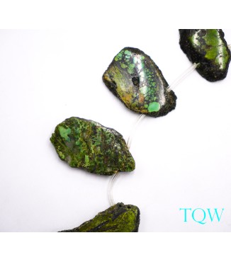 Forest Green Turquoise Slab - 01-05-11