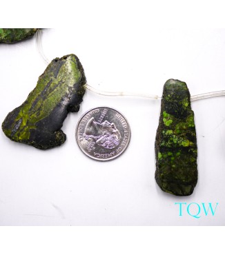 Forest Green Turquoise Slab - 01-05-11