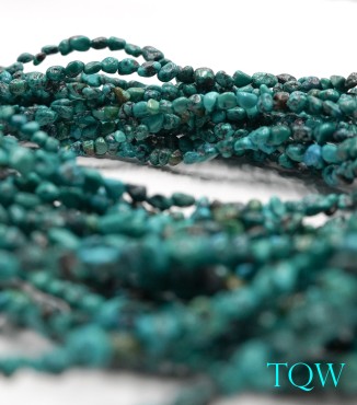 Turquoise Nuggets - Green Blue - 3 mm - 05-04-01