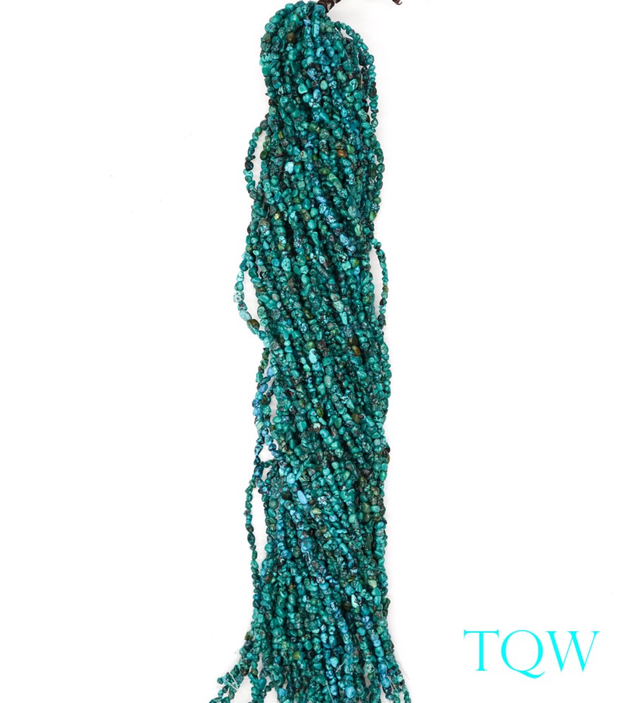 Turquoise Nuggets - Green Blue - 4 mm - 05-04-02