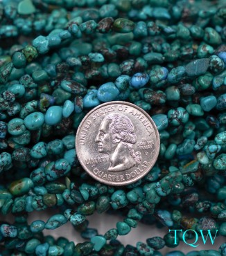 Turquoise Nuggets - Green Blue - 4 mm - 05-04-02