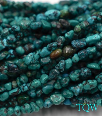 Turquoise Nuggets - Green Blue - 4 mm - 05-04-02
