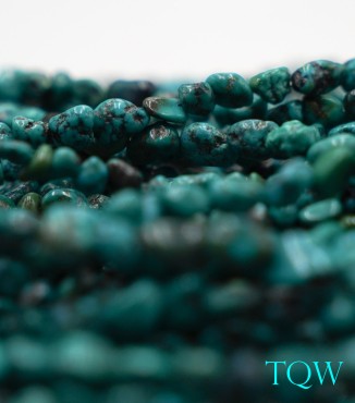 Turquoise Nuggets - Green Blue - 4 mm - 05-04-02