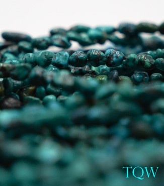 Turquoise Nuggets - Green Blue - 4 mm - 05-04-02