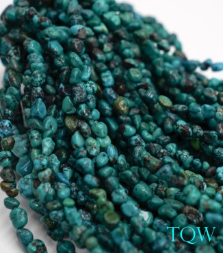 Turquoise Nuggets - Green Blue - 4 mm - 05-04-02
