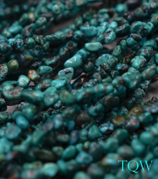 Turquoise Nuggets - Green Blue - 4 mm - 05-04-02