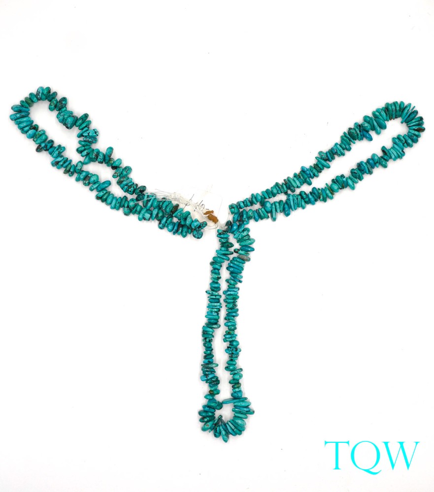 Teardrop Chip Turquoise - Blue Green - 05-04-03