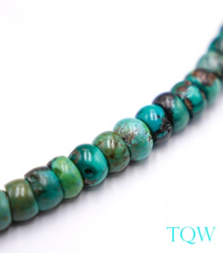 Rondelle Turquoise - Green Blue - 7 mm - 05-08-07