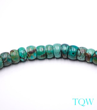 Rondelle Turquoise - Green Blue - 7 mm - 05-08-07