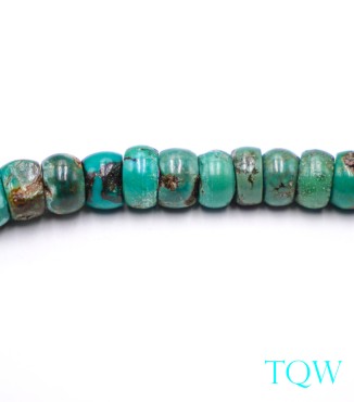Rondelle Turquoise - Green Blue - 7 mm - 05-08-07