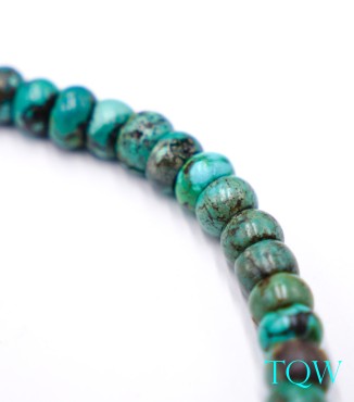Rondelle Turquoise - Green Blue - 7 mm - 05-08-07