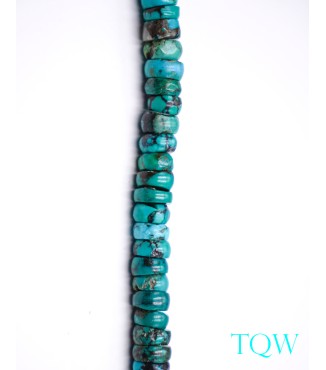 Rondelle Turquoise - Blue Green - 8 mm - 05-08-10